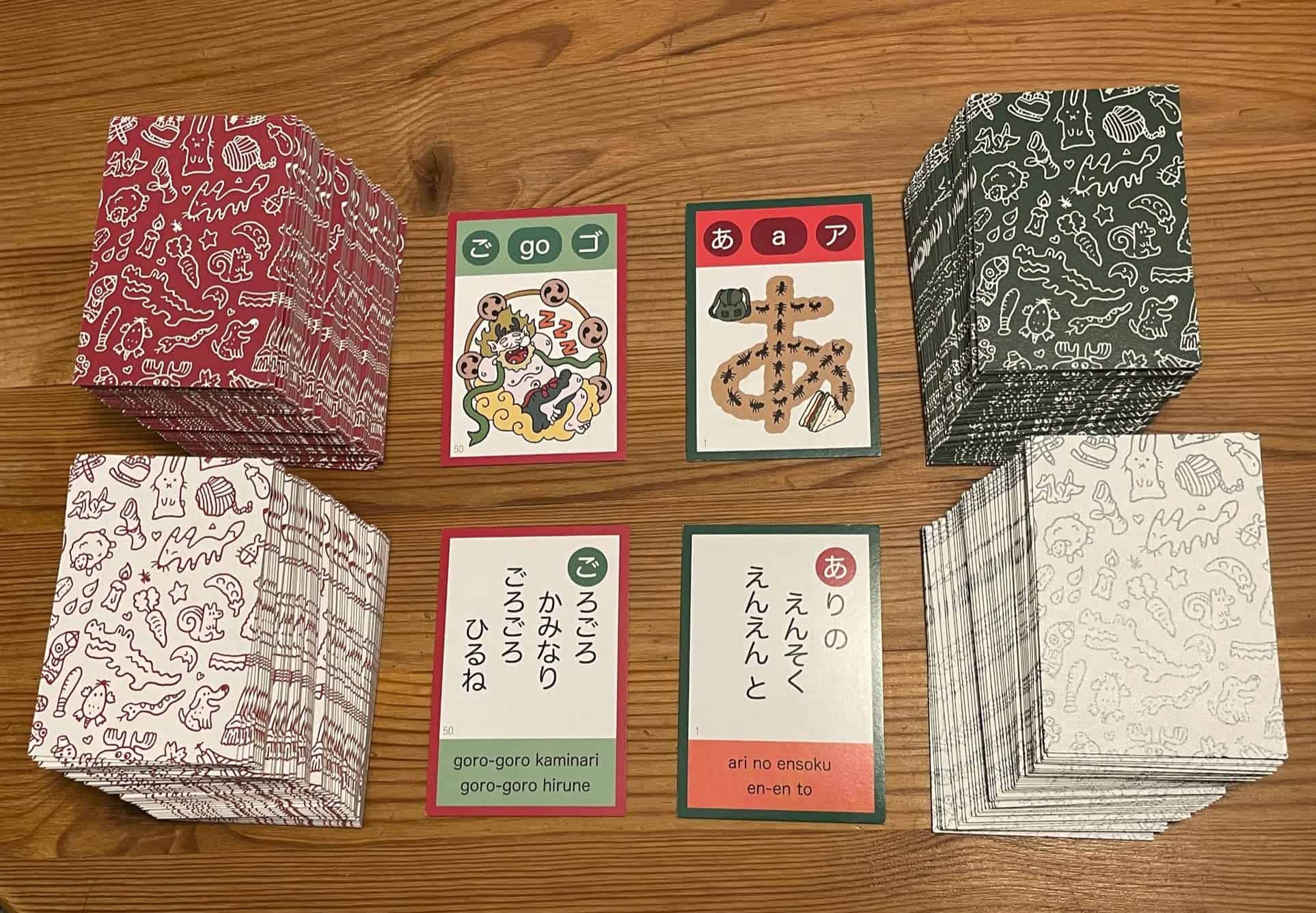 Tarjetas de Flash A La Karuta de Fonética Japonesa, - Imagen 9