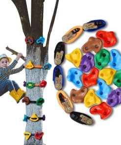 HAPPY MOTTE 15 Rock Climbing Holds for Kids, Warrior