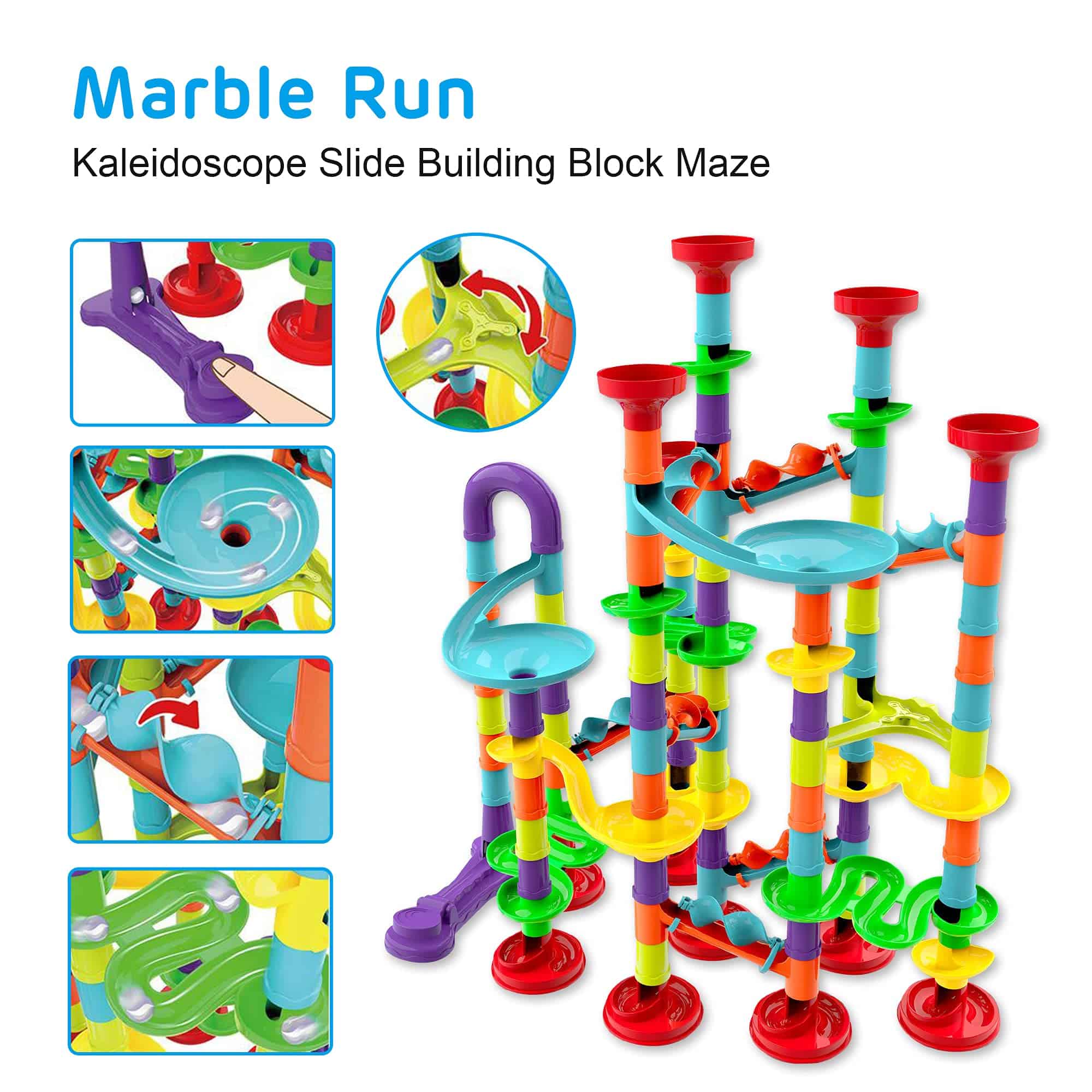 Conjunto de Circuito de Canicas Blacka Marble Run Maze Race - Imagen 3