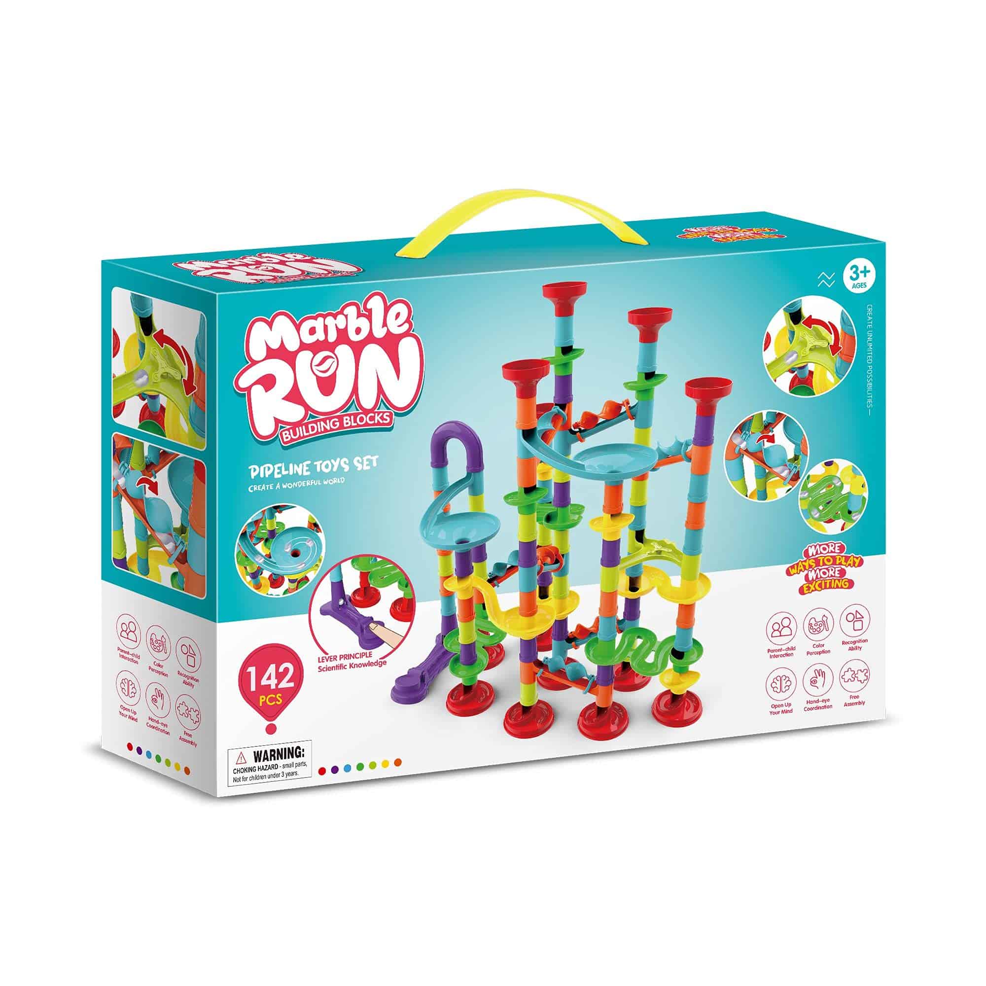 Conjunto de Circuito de Canicas Blacka Marble Run Maze Race - Imagen 8