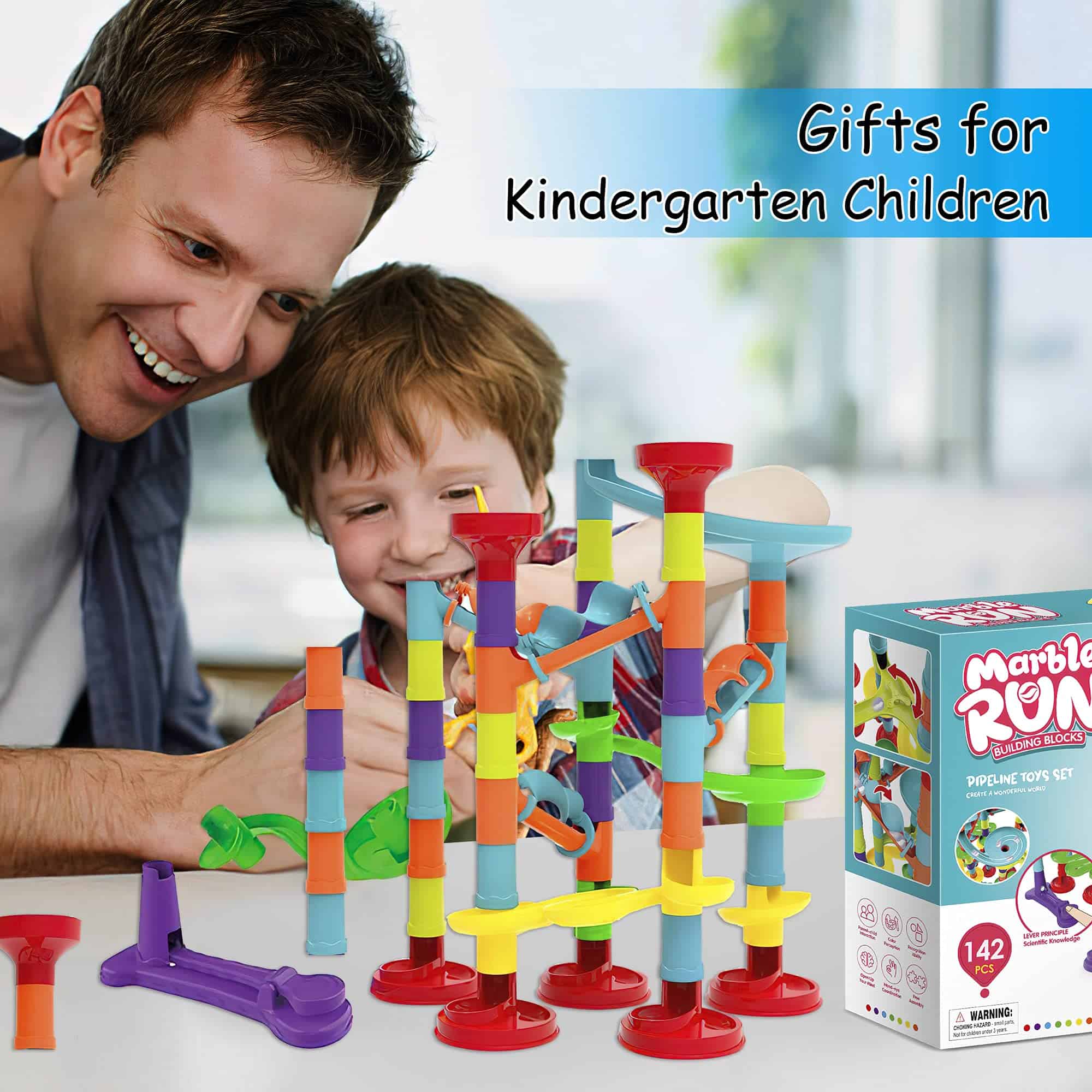 Conjunto de Circuito de Canicas Blacka Marble Run Maze Race - Imagen 5