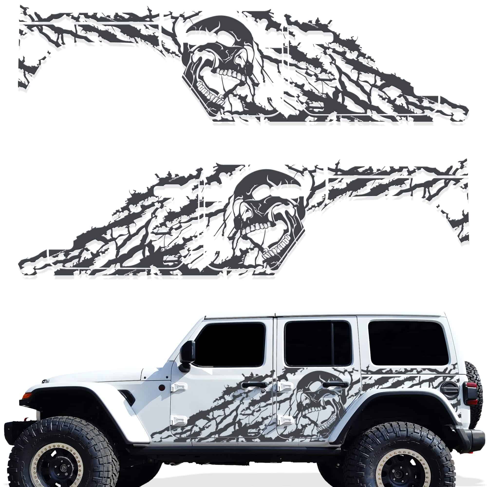 Kit de Gráficos Laterales Nightmare Vinyl Decal Wrap