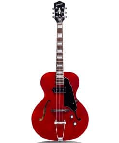 Guitarra Eléctrica Jazz GROTE Cuerpo Hueco Hardware Cromado