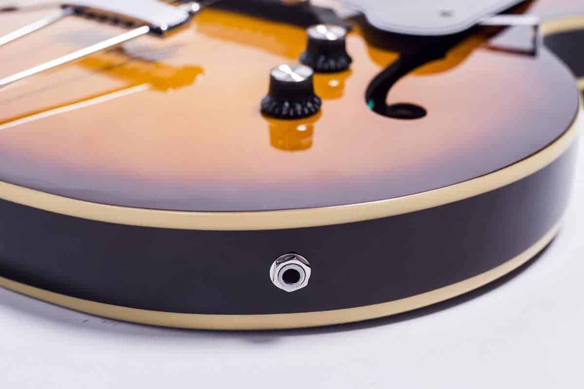 Guitarra eléctrica jazz GROTE con cuerpo hueco Hardware - Imagen 10