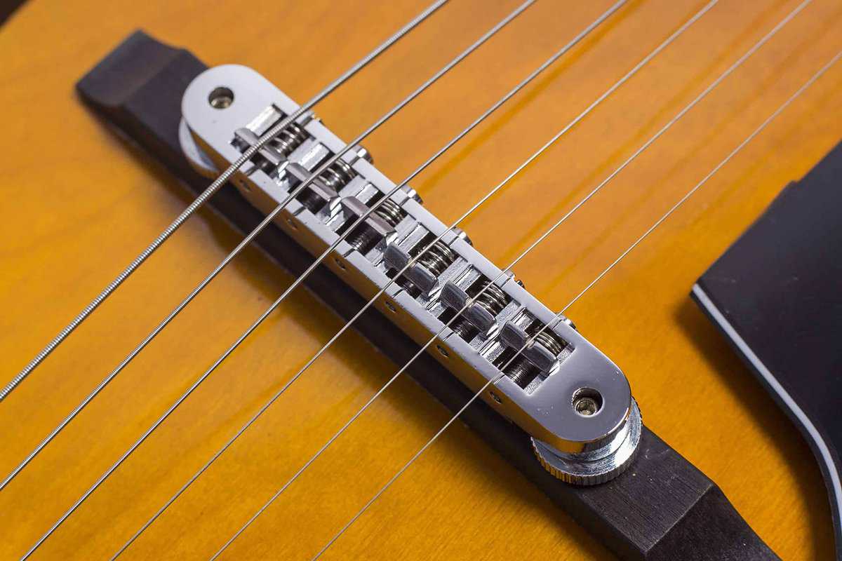 Guitarra eléctrica jazz GROTE con cuerpo hueco Hardware - Imagen 8