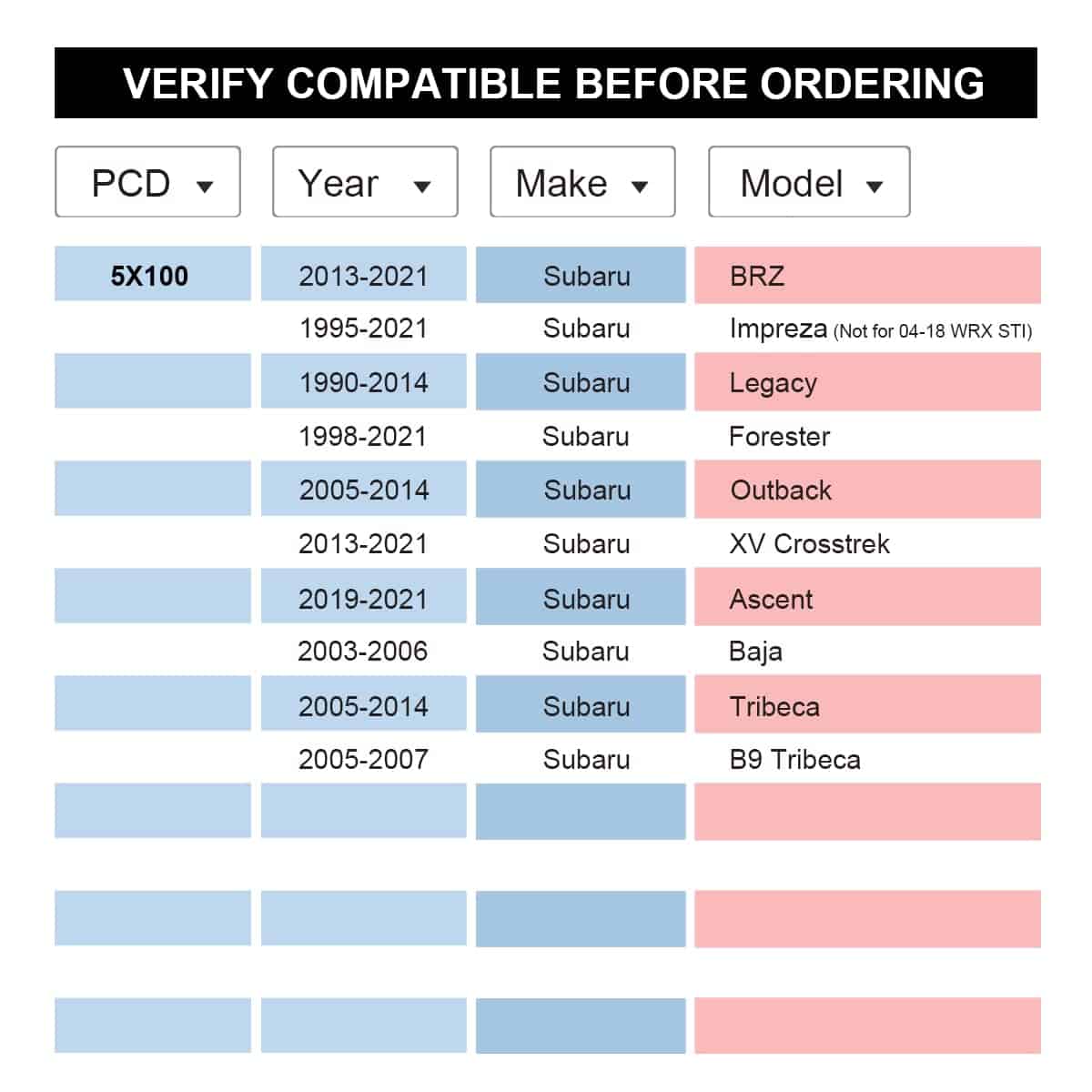 Espaciadores de rueda concentricos VLAOSCHI negros 5x100 - Imagen 4