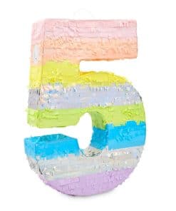 PIÑATA DEL NÚMERO 5 DE BLUE PANDA - Piñata grande del