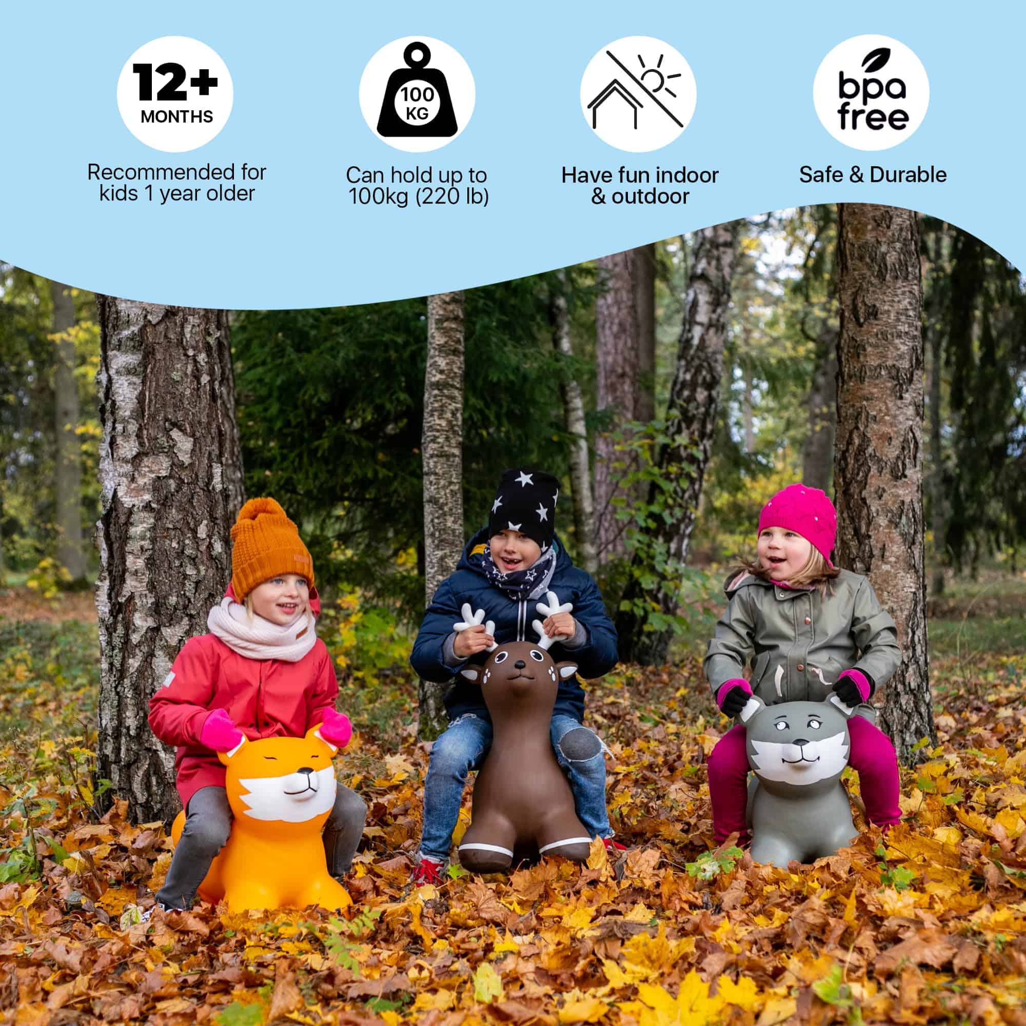 Juguete para niños de GERARDO - Animal saltarín para niños - Imagen 7