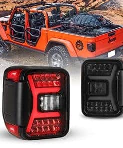 Luces traseras LED ahumadas WOLFSTORM para Jeep Gladiator
