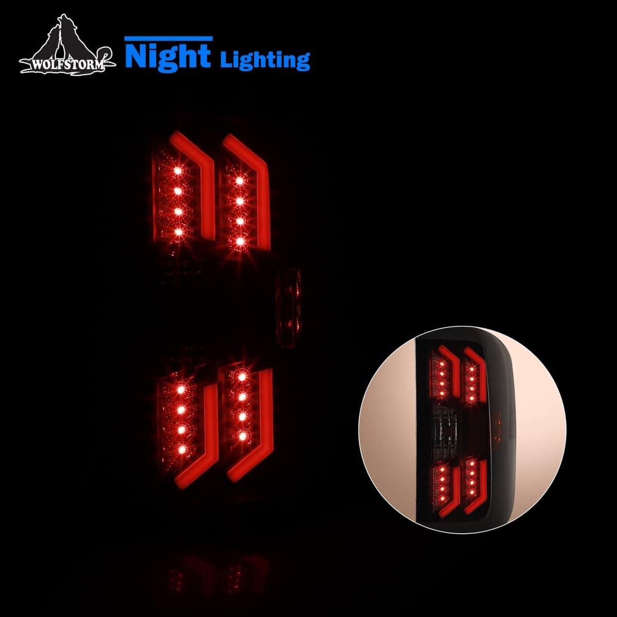 Conjunto de Luces Traseras WOLFSTORM Compatible con Chevy - Imagen 7
