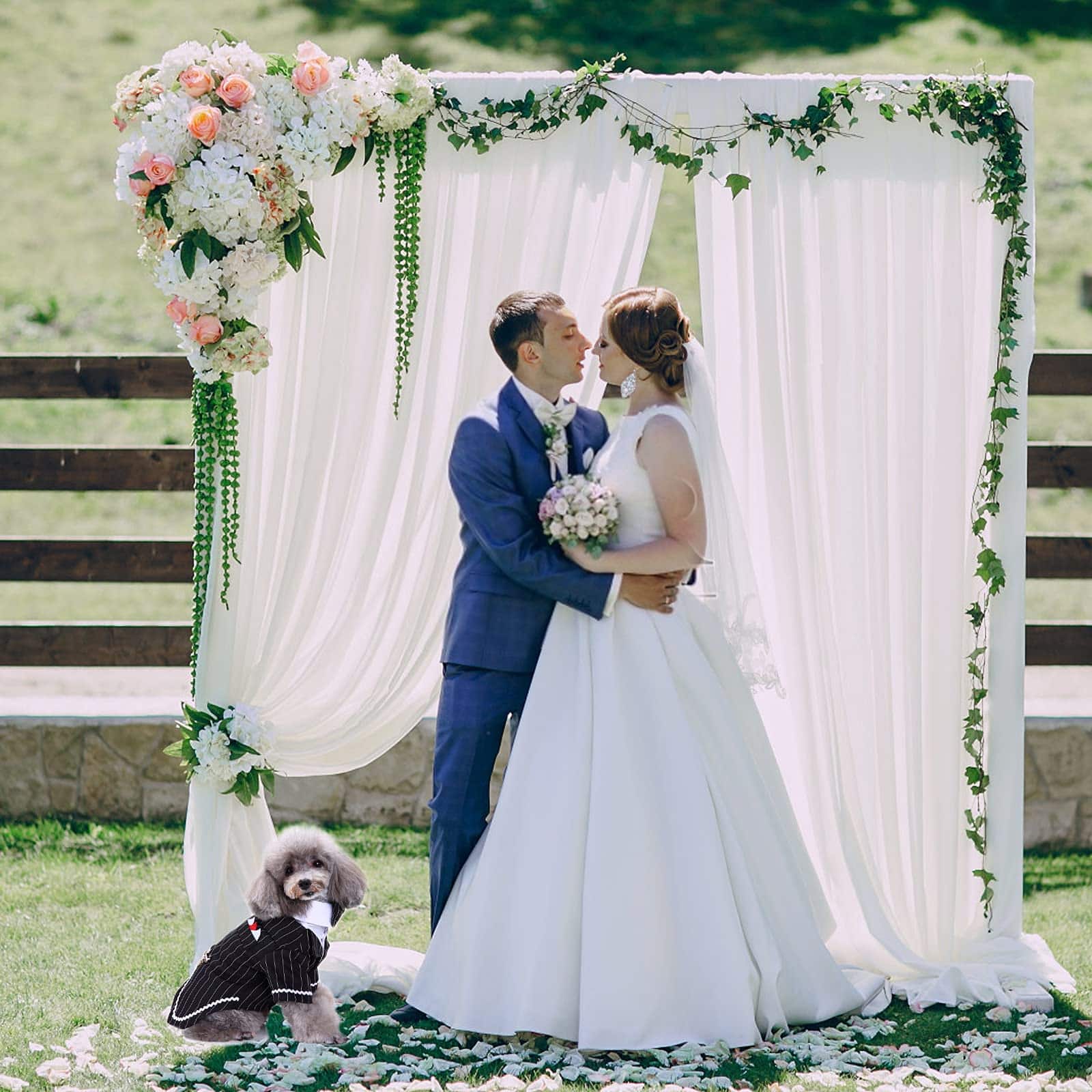 Traje de Esmoquin para Perro HACRAHO, 1 paquete de Esmoquin - Imagen 8