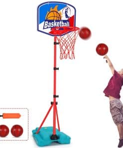 Aro de Baloncesto para Niños Portátil con Altura Ajustable