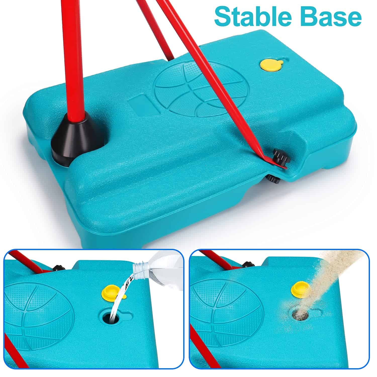 Aro de Baloncesto para Niños Portátil con Altura Ajustable - Imagen 6