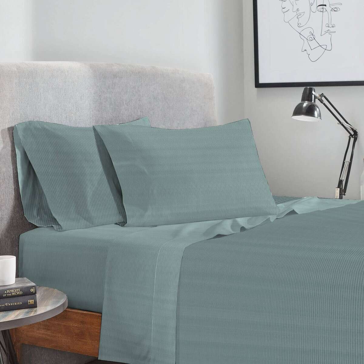 Juego de Sábanas TRIDENT - 300TC - 100% Algodón, Tela de