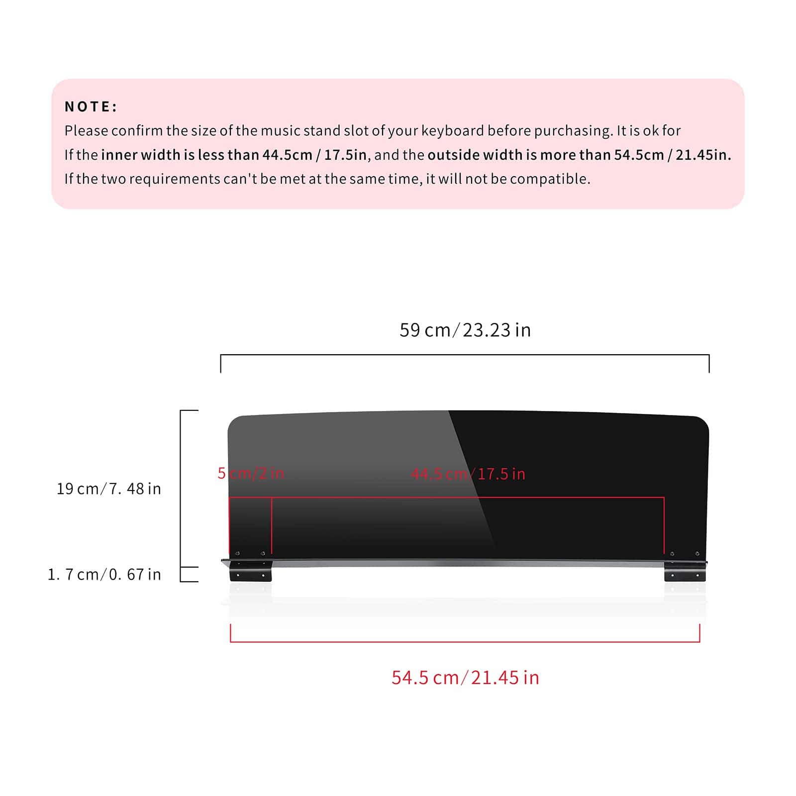 Atril de partituras compatible con teclado electrónico - Imagen 7