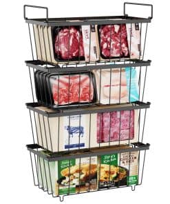 Organizadores de congelador iSPECLE - Juego de 4