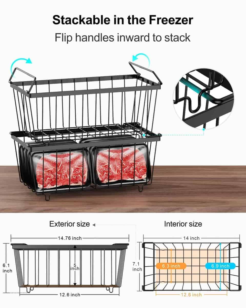 Organizadores de congelador iSPECLE - Juego de 4 - Imagen 10