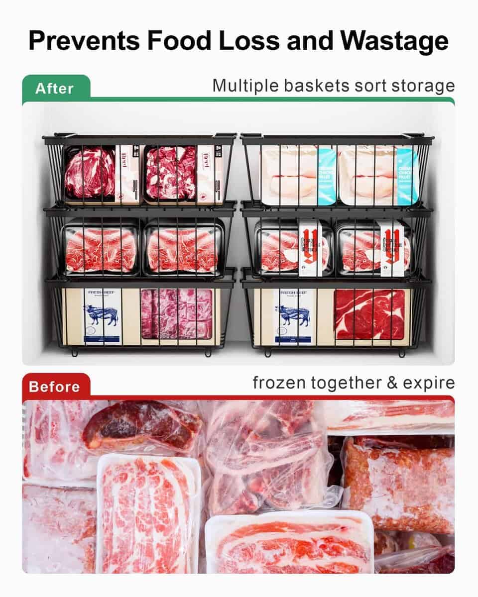 Organizadores de congelador iSPECLE - Juego de 4 - Imagen 3