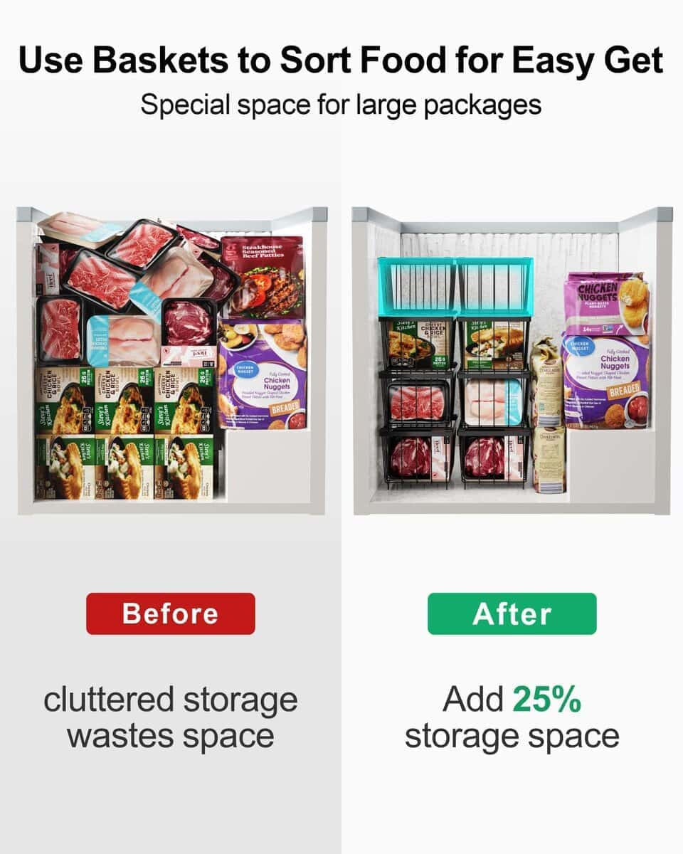 Organizadores de congelador iSPECLE - Juego de 4 - Imagen 4