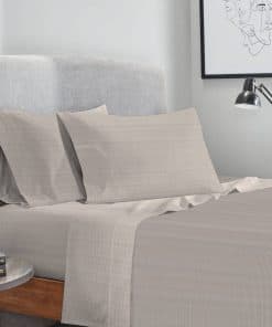 Juego de Sábanas TRIDENT - 300TC - 100% Algodón, Tejido de