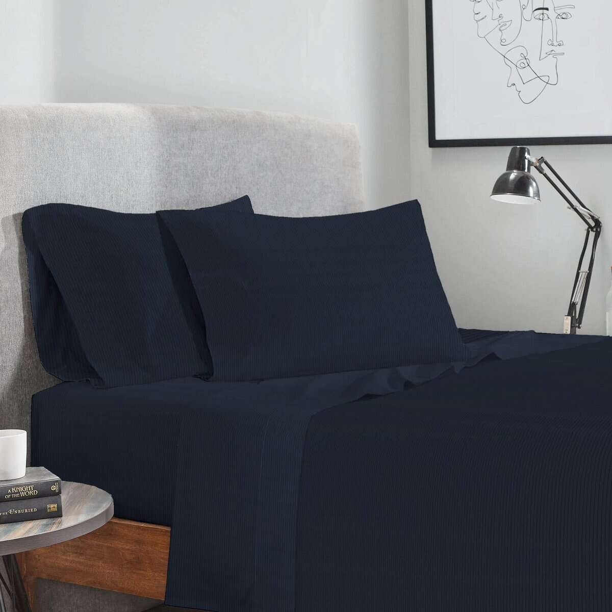 Juego de sábanas TRIDENT Twin- 300TC- 100% Algodón, Tela de