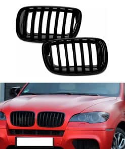 Parrilla frontal de una sola línea compatible con X5 X6 E70