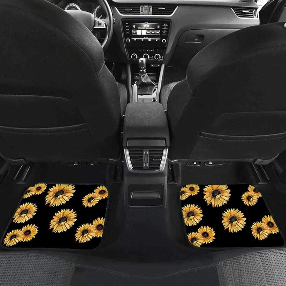 Juego de 4 tapetes de piso para automóviles con diseño de - Imagen 5