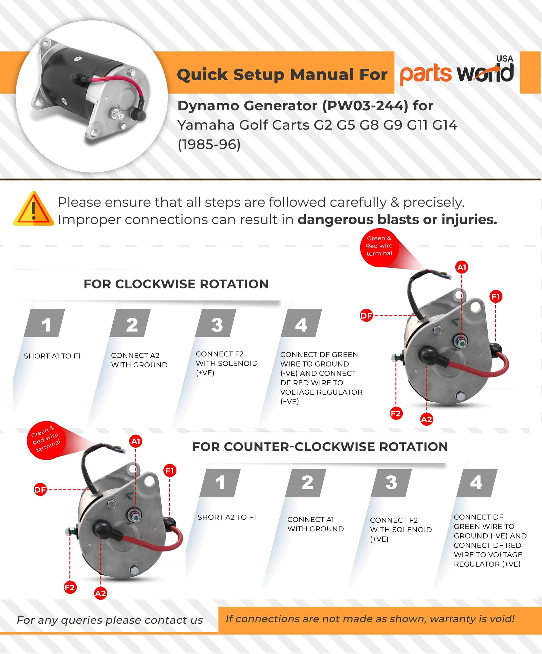 Nuevo Generador de Arranque para Carritos de Golf Yamaha - Imagen 6