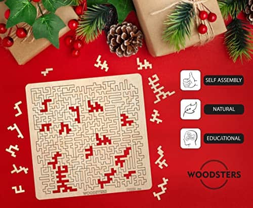 Rompecabezas de madera WOODSTERS - Puzle de laberinto - Imagen 4