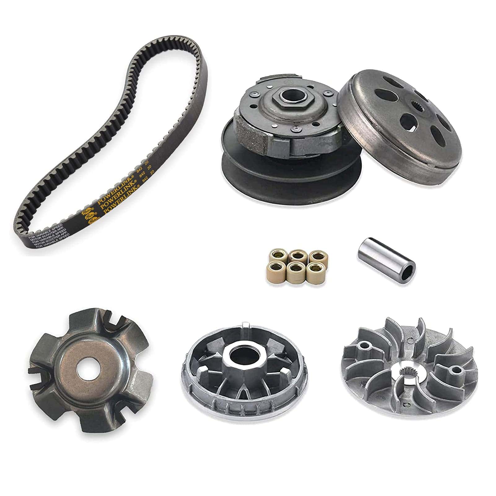 Juego de embrague de alto rendimiento necaces Gy6 150cc,