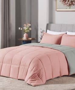 Juego de Edredón LOVTEX de 3 Piezas - Edredón de Microfibra