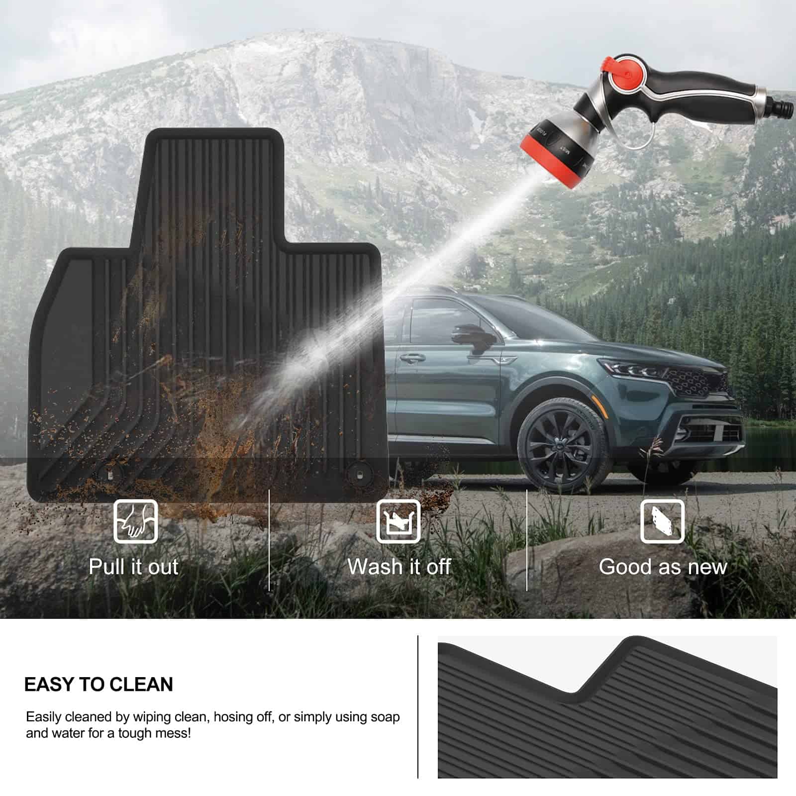 Tapetes de piso KIWI MASTER compatibles con accesorios Kia - Imagen 8