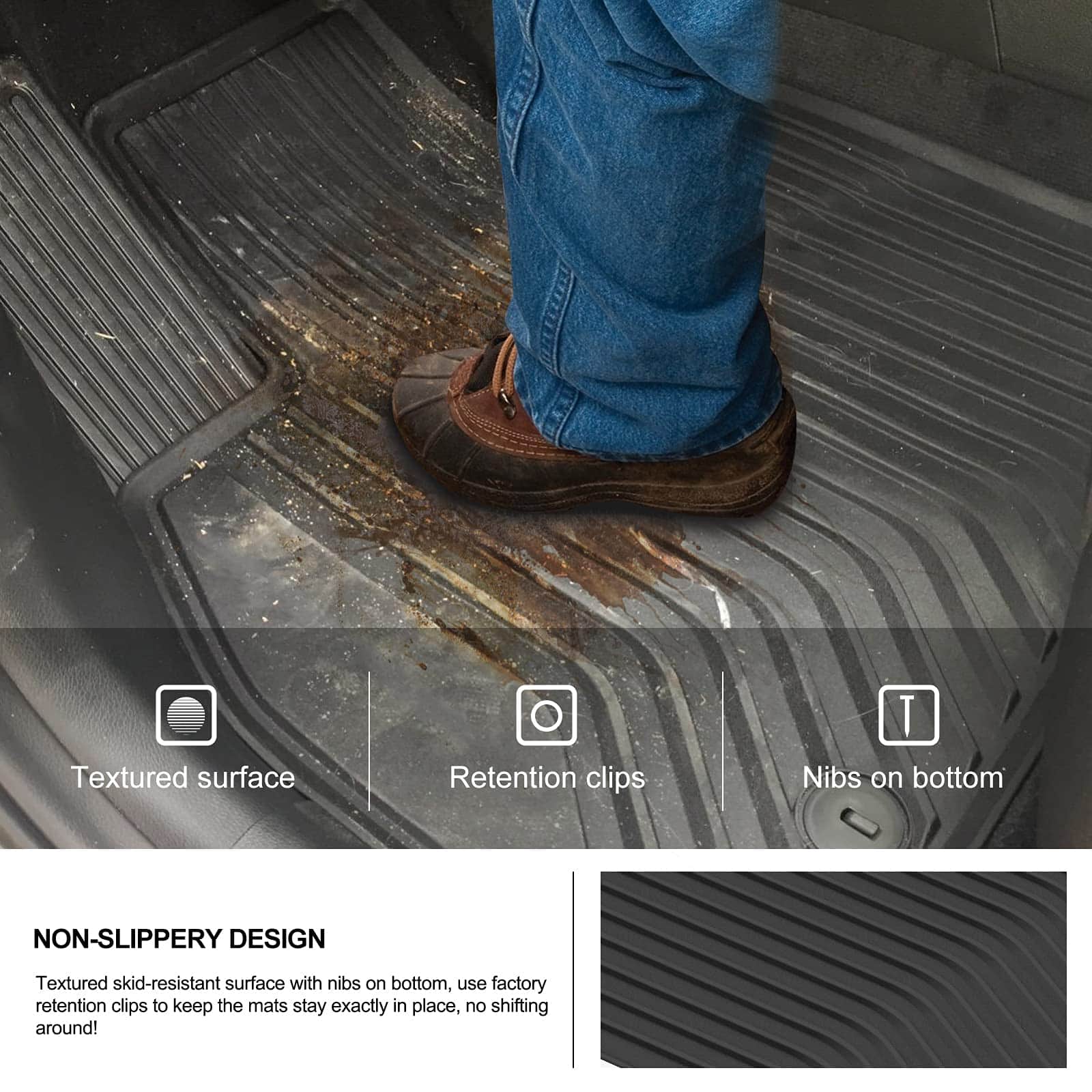 Tapetes de piso KIWI MASTER compatibles con accesorios Kia - Imagen 6