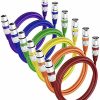 Cable de micrófono XLR a XLR GearIT (1 pie, -Multicolor