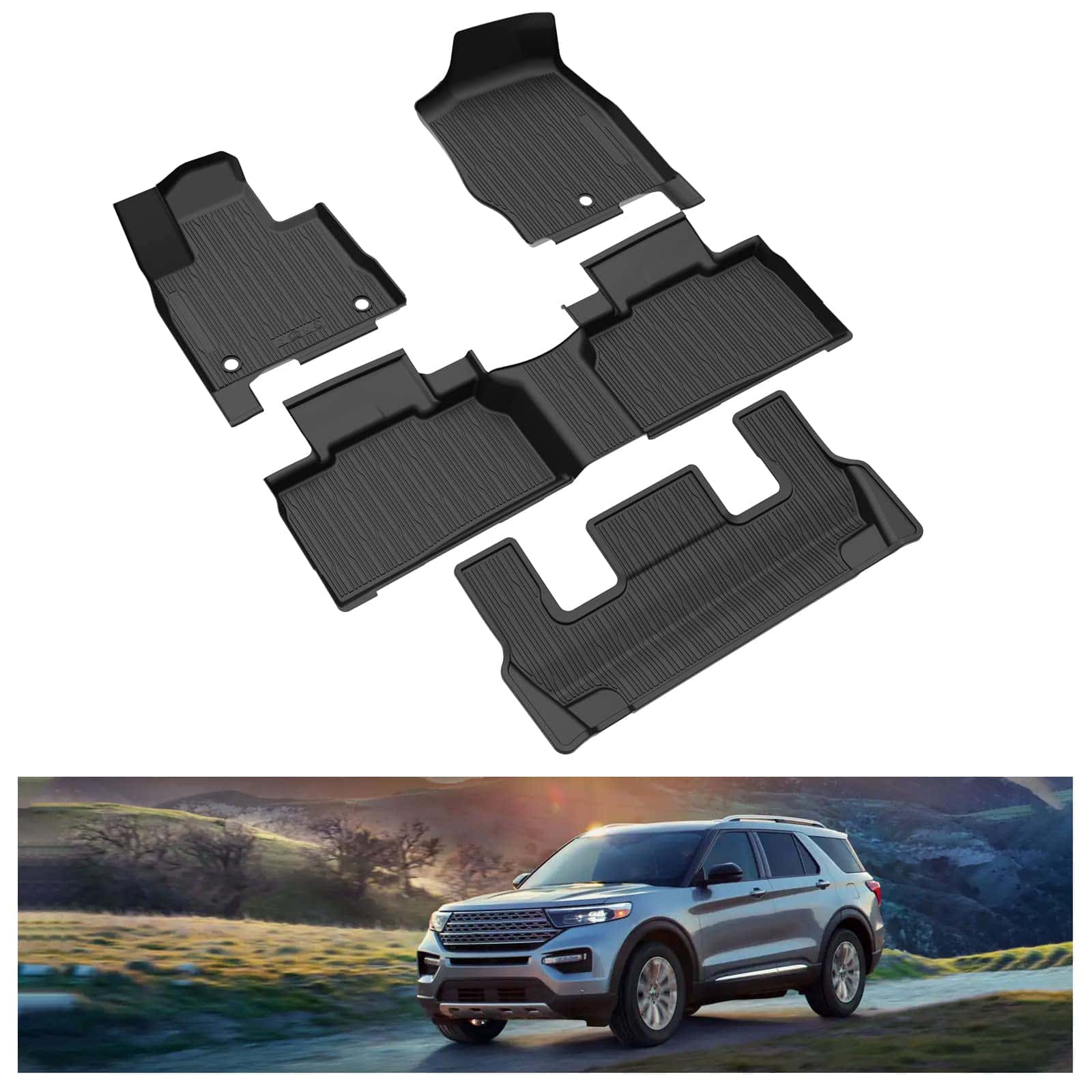 KIWI MASTER Tapetes de Piso Compatible con Accesorios para