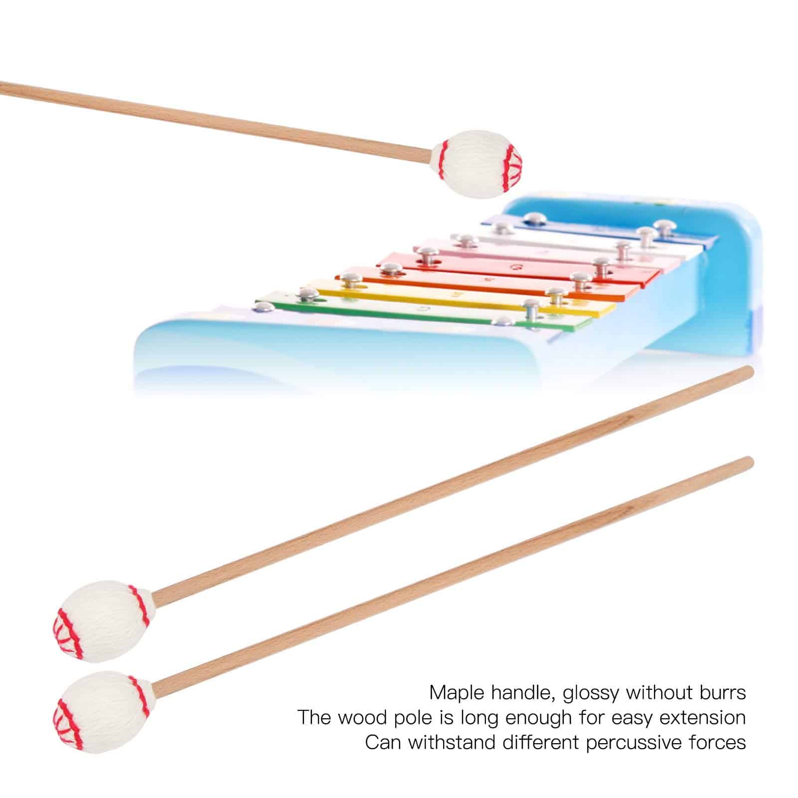 Baquetas de percusión, 16.9 x 1.2 x 1.2 Pulgadas Baquetas - Imagen 6