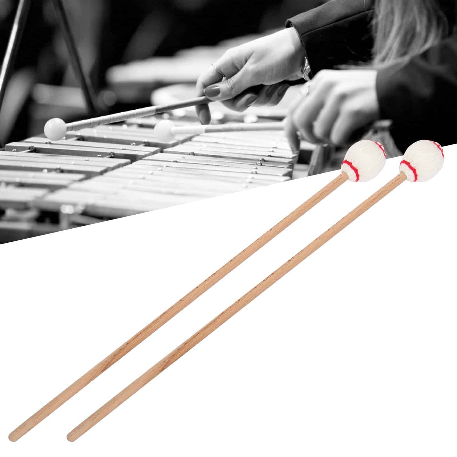 Baquetas de percusión, 16.9 x 1.2 x 1.2 Pulgadas Baquetas - Imagen 3