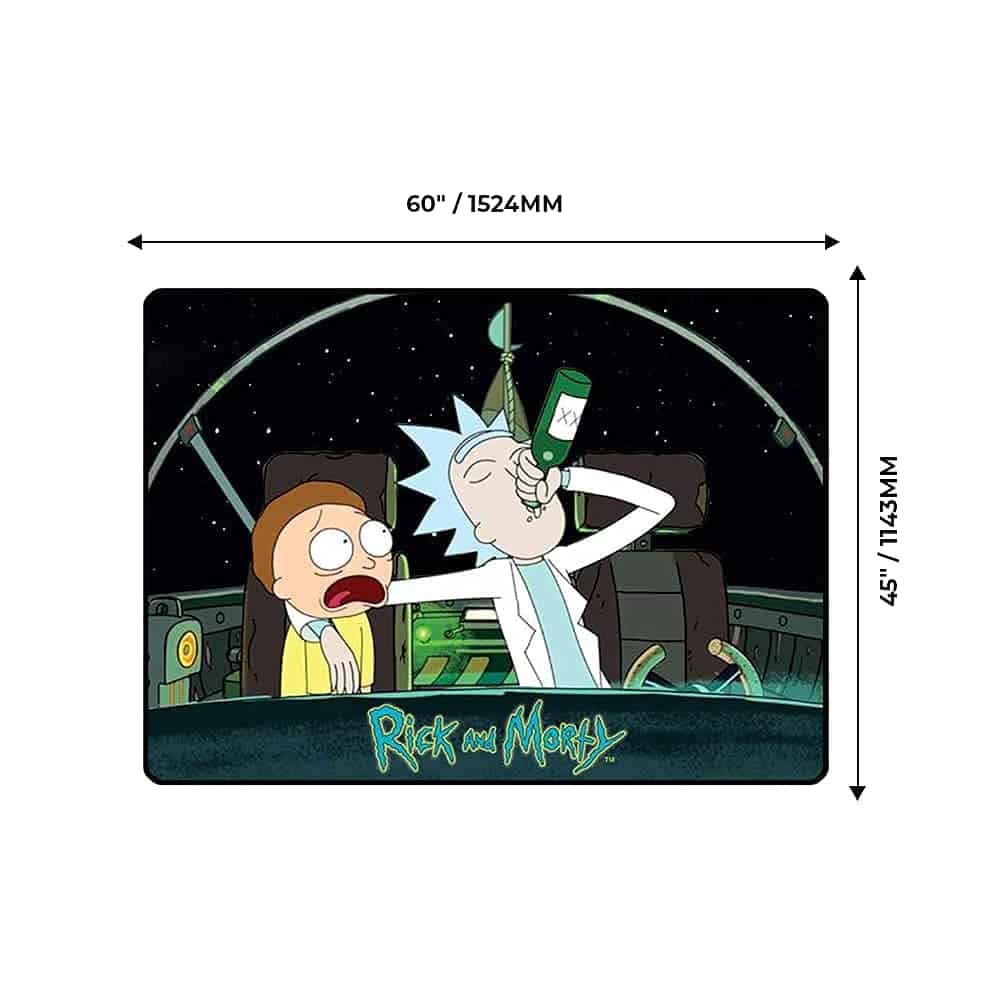 Manta JUST FUNKY Rick and Morty de 45 x 60 pulgadas | Manta - Imagen 4