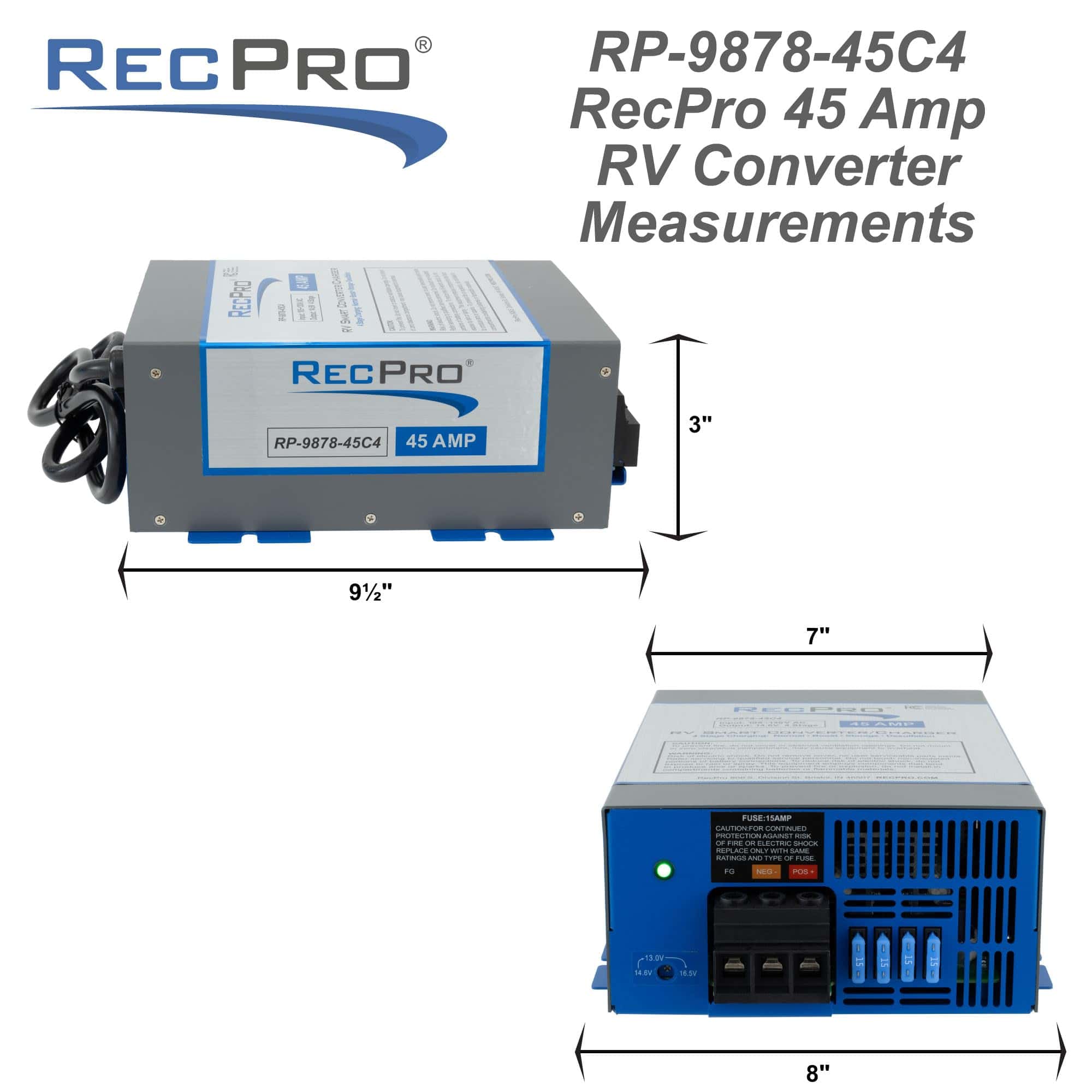 Convertidor de corriente para RV RecPro 45 Amp | - Imagen 7