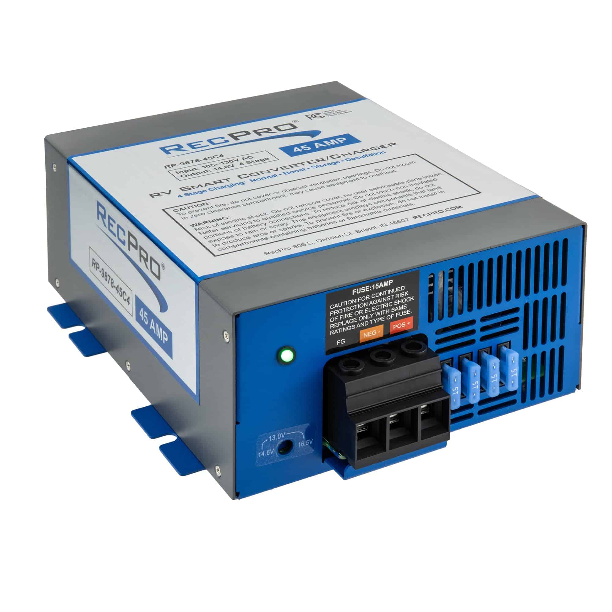 Convertidor de corriente para RV RecPro 45 Amp |