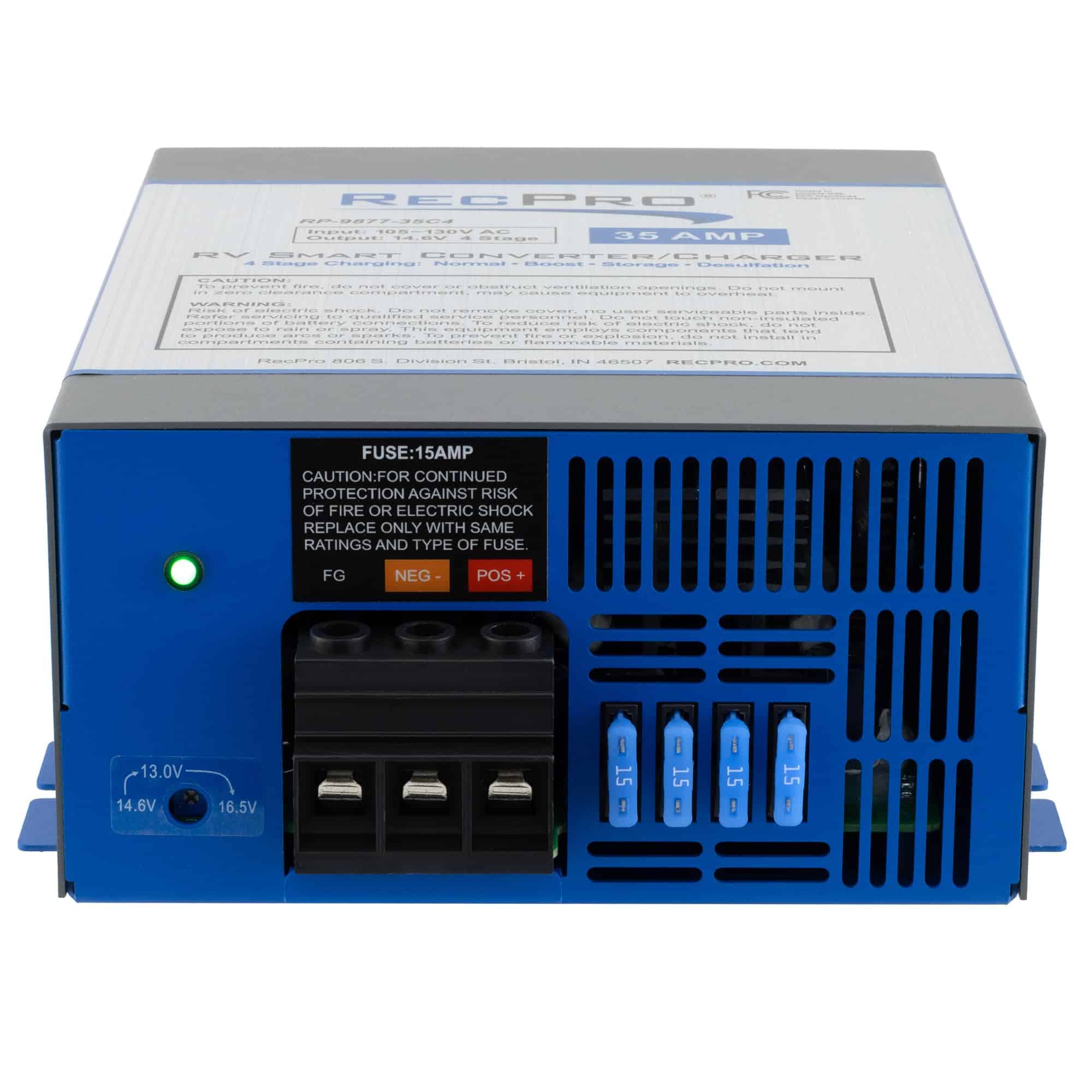 Conversor de RV RecPro 35 Amp | Convertidor de Energía para - Imagen 4