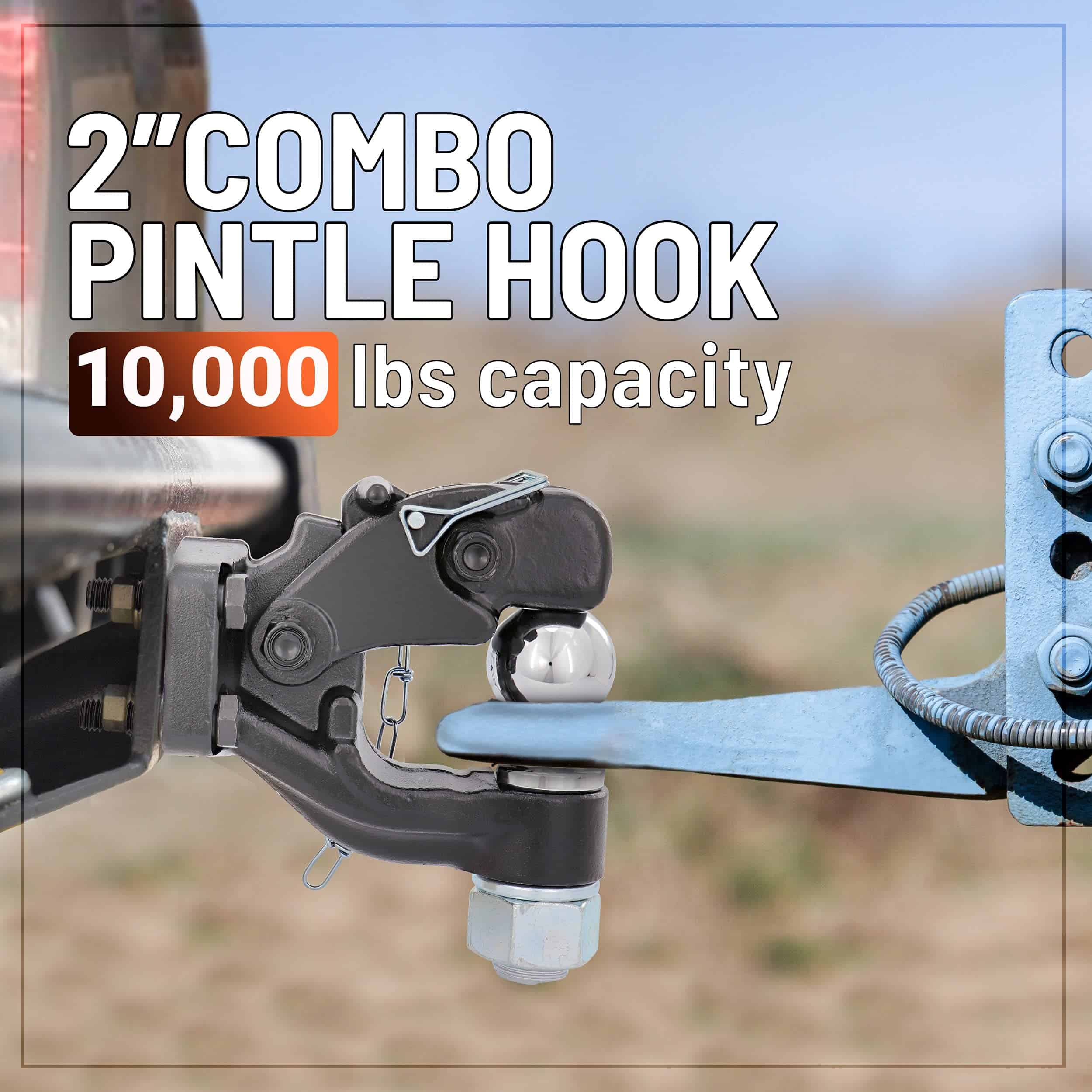 Combo de Enganche Pintle Goreks con Bola de Remolque de 2 - Imagen 4