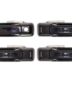 Manija de puerta exterior exterior PT -Negro