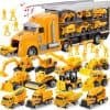 Set de 25 Camiones de Construcción en 1, Juguetes de