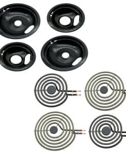 Juego de bandejas de goteo de porcelana Siwdoy W10288051 y