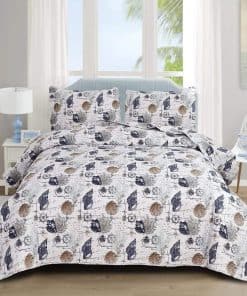 Colchas de Playa Tema Marino Full/Queen Size, Reversible