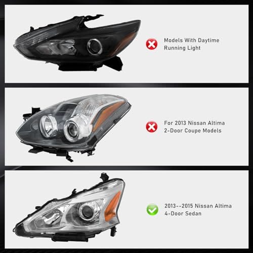 Conjunto de faros ADCARLIGHTS 2013 2014 2015 Nissan Altima - Imagen 7