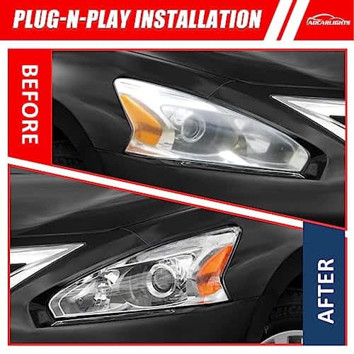 Conjunto de faros ADCARLIGHTS 2013 2014 2015 Nissan Altima - Imagen 6