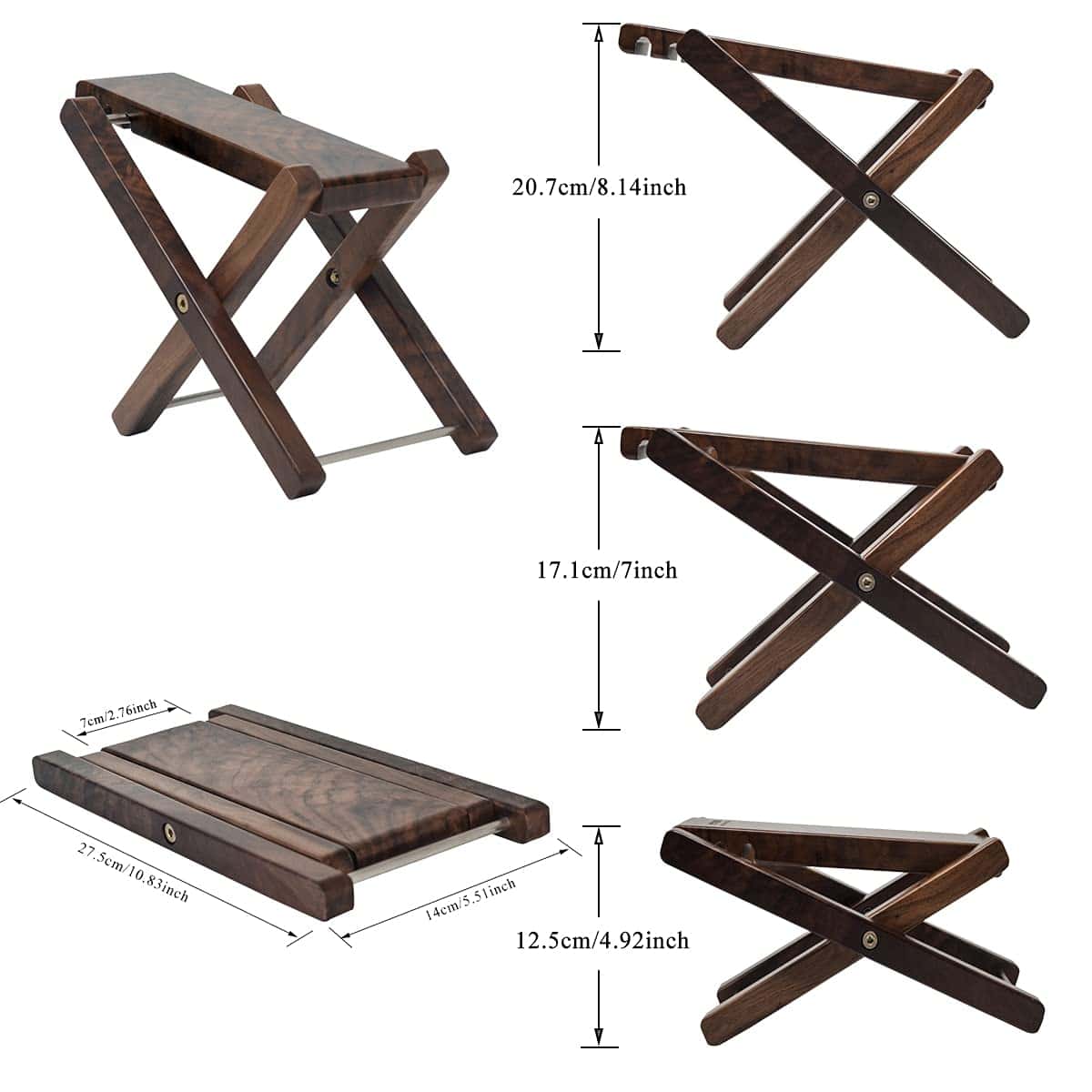 Pedal de guitarra de madera, Reposapiés de guitarra - Imagen 3