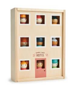 Tender Leaf Toys - Happy Folk Hotel - 9 Pcs Muñecos de